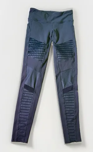 Alo Yoga High-Waist Moto Women’s Leggings Black XS Athletic wear (A6) thumbnail 1