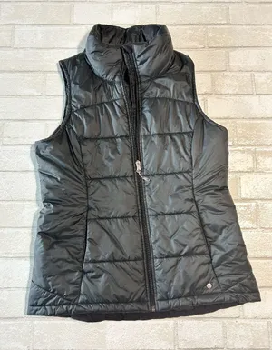 Calia Black Quilted Puffer Vest Outdoors size Medium thumbnail 1
