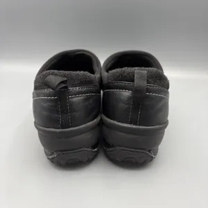 JBU Endeavor Shoes Womens Size 7 Black Leather Slip on Loafer Comfort Basic Clog thumbnail 7