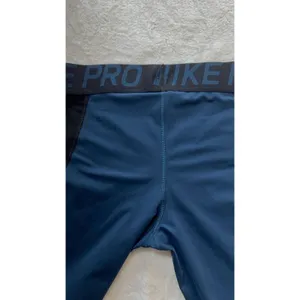 Nike Women’s Compression Leggings Blue/Black Dri-Fit Size L thumbnail 4