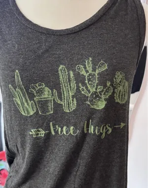 Paper Crane "Free Hugs" Sleeveless Tank Top thumbnail 4