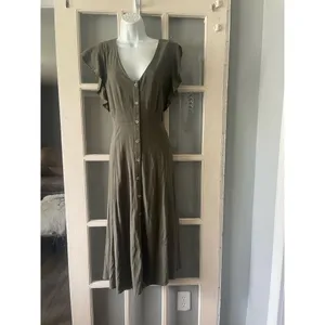 GB Gianni Bini Olive Green Dress thumbnail 8