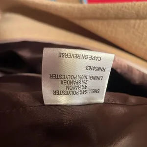 Calvin Klein Wool-Cashmere Single-Breasted Peacoat Women Size 16 thumbnail 3