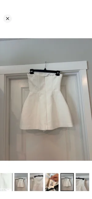 Showpo New Strapless White Playsuit XS thumbnail 8
