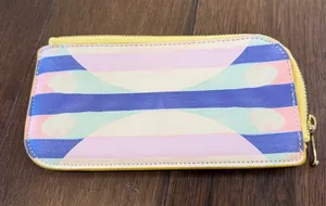 Anthropologie Bessie Striped Geo Pouch - C4-079 thumbnail 1