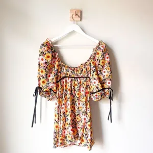 New For Love & Lemons Sylvia Puff Sleeve Mini Dress Size S thumbnail 11