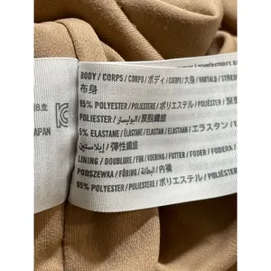 Abercrombie & Fitch Women's Brown V Neck Long Sleeve Drape Wrap Bodysuit Top S thumbnail 6