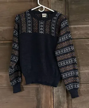 Vintage LEVI'S‎ Women’s Christmas Sweater Crew Size Medium thumbnail 1