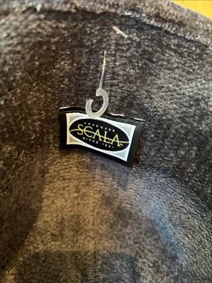 Scala Chenille Cloche Hat Grey NWT One Size thumbnail 4