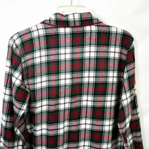 Lauren Ralph Lauren Small Plaid Pajama Set Green Red Christmas‎ Flannel 1134 thumbnail 14