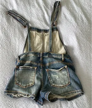 KanCan USA Denim Short Overalls thumbnail 3