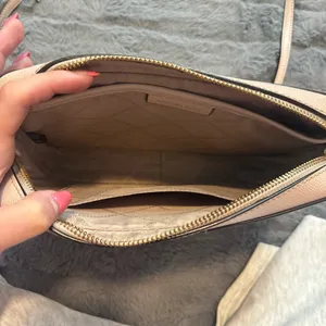 Michael Kors Baby Pink Saffiano Leather Crossbody Bag + Zip Wallet Set thumbnail 6
