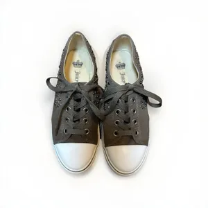 Juicy Couture Women's Eclipse Juice Couture Mouse Grey Canvas Sz 7.5‎ thumbnail 2