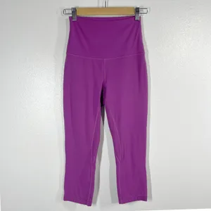 Lululemon Align High‎ Rise Crop Leggings Amethyst Purple Size 6 Athletic Yoga thumbnail 2