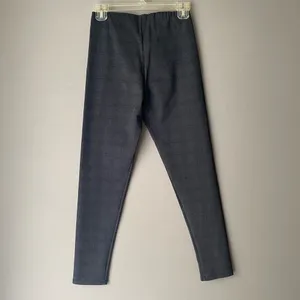 Zara sz XS gray plaid high waisted career slacks‎ thumbnail 4