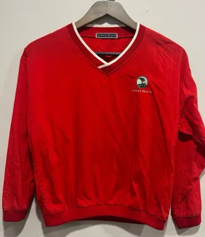 Vintage Pebble Beach Golf Links Embroidered V-Neck Windshirt Classic vintage thumbnail 1