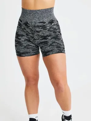 AYBL Evolve Camo Seamless Shorts Black and Grey size‎ Large thumbnail 2