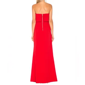 Lovers + Friends NEW Anzen Gown in Deep Red thumbnail 2