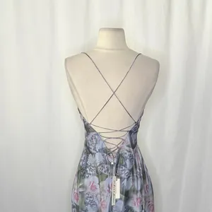 NWT!! Anthropologie FOR LOVE & LEMONS Elea Floral Ruffle Maxi Dress Medium‎ thumbnail 10