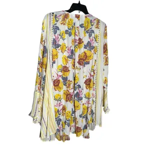 Free People Lovestoned Lace Crochet‎ Bell Sleeve Tunic Small Dress Boho #WX12-5 thumbnail 9