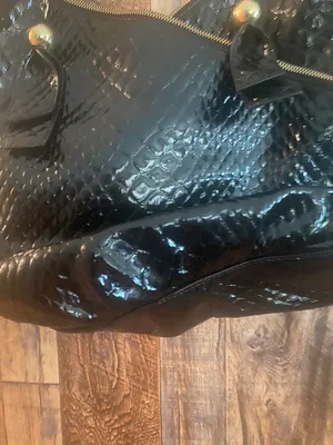 Gianni Bini |Blue Snake Skin Embossed Shoulder Bag thumbnail 8
