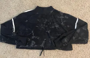 Fleece Pullover Crop Top thumbnail 1