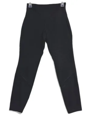 Old Navy Go-Dry Active Ankle Leggings Women M Black Ribbed Panel High Waist Yoga thumbnail 1