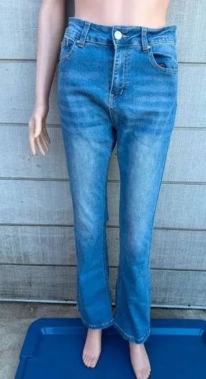 Women’s Wax Jean collection light blue high rise flare jeans size 7/28 thumbnail 1