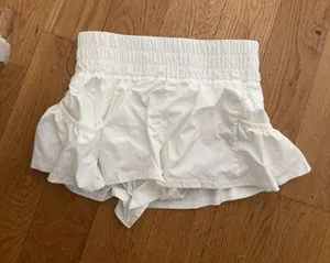 White Free People Get Your Flirt On Shorts thumbnail 1