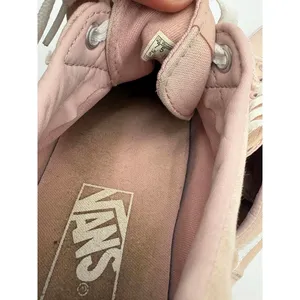 Vans Old Skool Pink and White Womans 7.5 Sneakers Low Top Side Striped Signature thumbnail 8