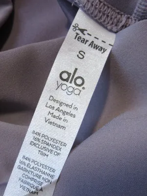 NWT Alo Yoga 7/8 High-Waist Airlift Legging in Lavender Smoke Stretch Workout S thumbnail 6