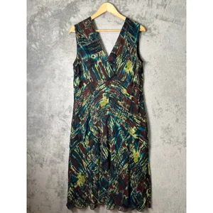 Vintage Fairy Grunge Forest Midi Dress Cottagecore Earthy Boho Calf Length‎ 16 thumbnail 2