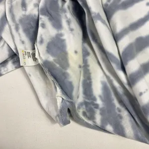 Daily‎ Practice T-Shirt Dress Womens XS Blue Tie Dye Cotton Side Slit Casual thumbnail 8