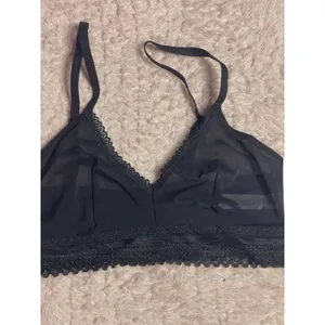 Nwt AUDEN Sheer BRA SIZE Small‎ Black thumbnail 3