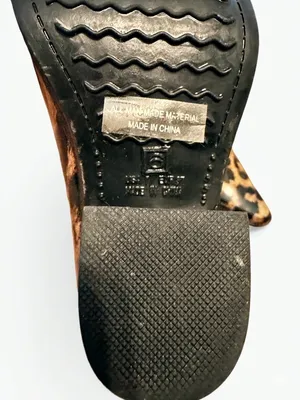 Rain boots size 9 leopard by sweet brandy nwot Brown thumbnail 2