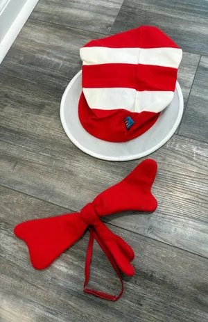 Dr. Seuss Cat In The Hat Costume Accessories - 2 piece set thumbnail 1