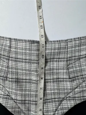 Free People "Keep It Brief Menswear" Micro Shorts - Black/White - Size 0 NWT thumbnail 7