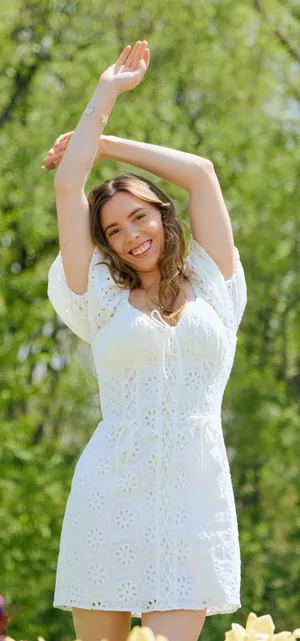 Sabo Skirt White Dress thumbnail 1
