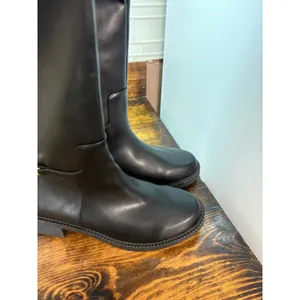A New Day Black Gold Chain Tall Boots SIze 11‎ thumbnail 4