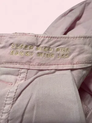 American Eagle Outfitters pink super high rise Wide Leg Cargo Pants thumbnail 4
