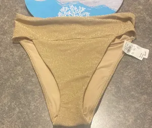Aerie Gold Bikini Bottom thumbnail 1
