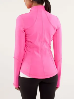 Lululemon Forme Jacket full zip Pinkelicious womens size 4 thumbnail 2