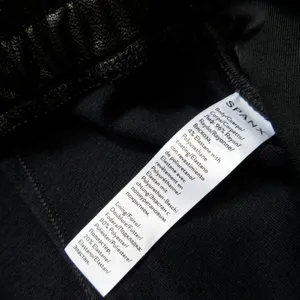 NWT Spanx Leather Like Jogger in Noir Black Faux Vegan Pull-on Pants 2X thumbnail 6