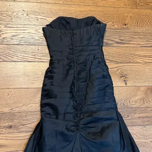 Angelina Faccenda Black Strapless Bridesmaid Dress‎ C28 thumbnail 7