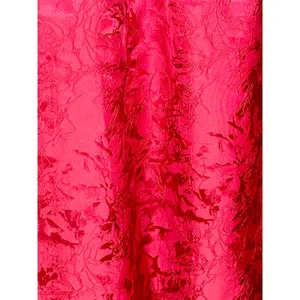 NWT Babyboo Saoirse Red Floral Jacquard Strapless Fit & Flare Midi Dress Size S thumbnail 11