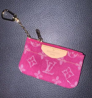 embroiled wrislet coin bag Pink thumbnail 1