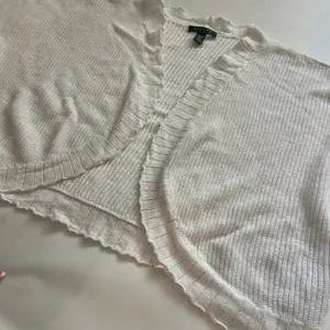 Lauren Ralph Lauren OS Linen Cotton White Cardigan Shrug Green Label thumbnail 4