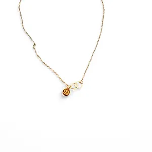 Gorjana Dainty Textured Bar Pendant Necklace 14K Gold Filled 16 Inch thumbnail 4
