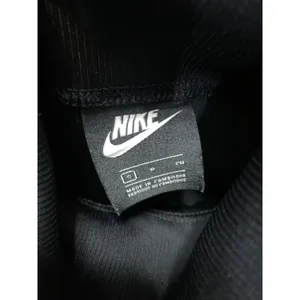 Nike Women's Black Ribbed Knit Long Sleeve Turtle Neck Crop Sweater Tops Size S thumbnail 4