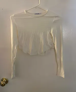 12th Tribe Long Sleeve Crop Top thumbnail 1